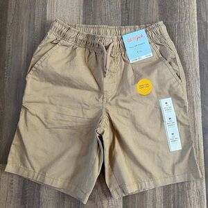 Cat & Jack Boys Tan Pull-On Cotton Shorts